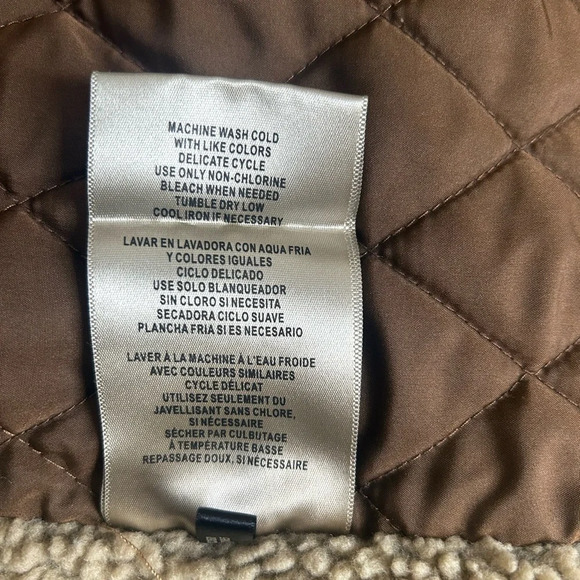 Levi’s Strauss Sherpa Lined Tan Jacket - Picture 10 of 13